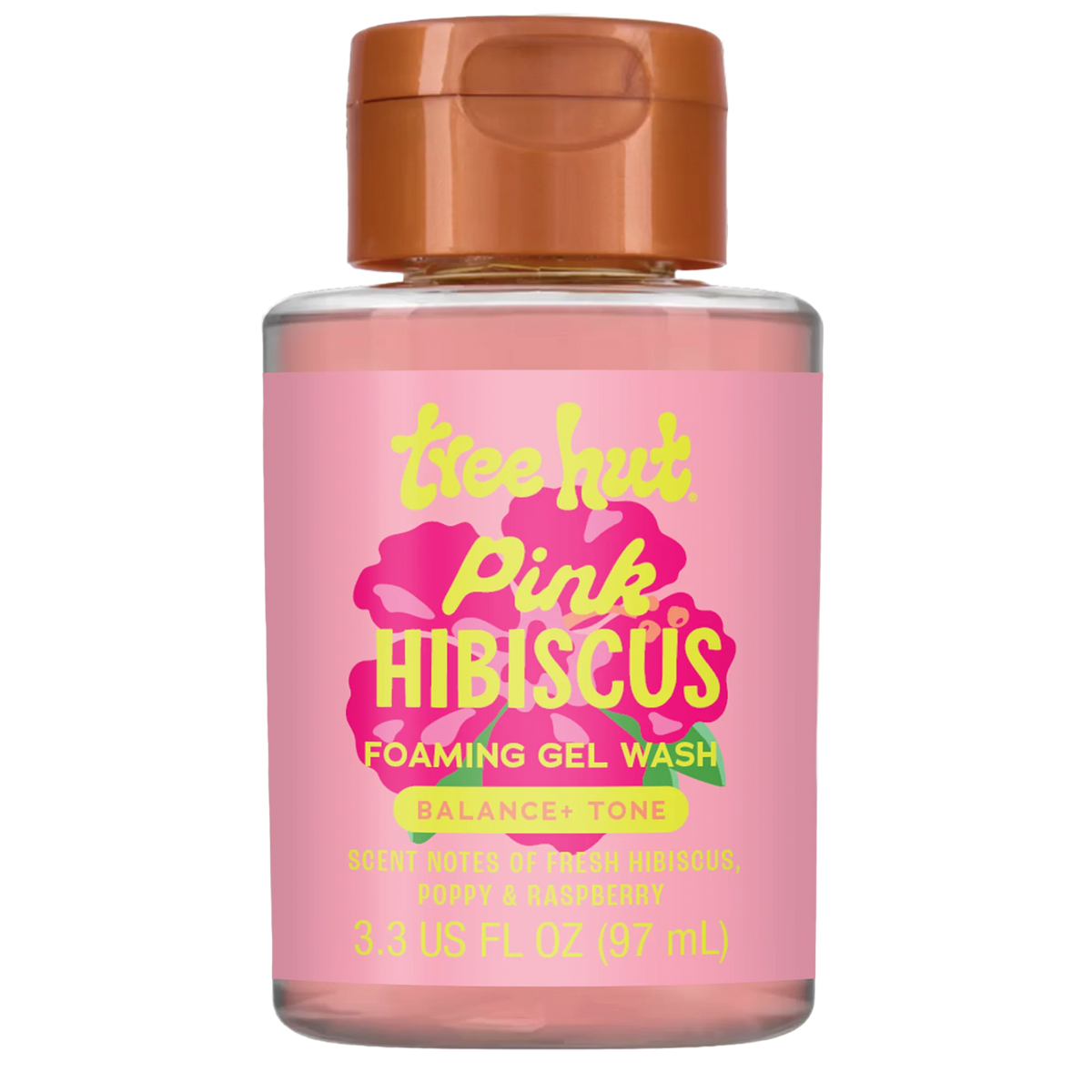 Mini Pink Hibiscus Foaming Gel Wash